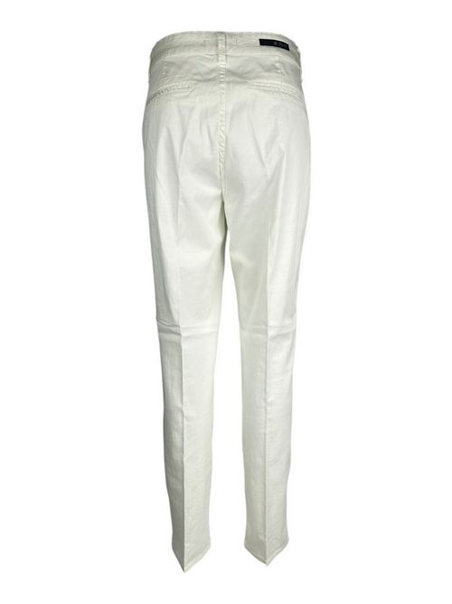 pantalone donna modello chinos latte Atelier Cigala's | 29-344-TGS16043
